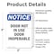 Signmission Door Not In Use Door Inoperable, 3.5 in W x Rectangle, Vinyl Decal OS-2PACK-NS-D-35-V-11514 - alternate 5
